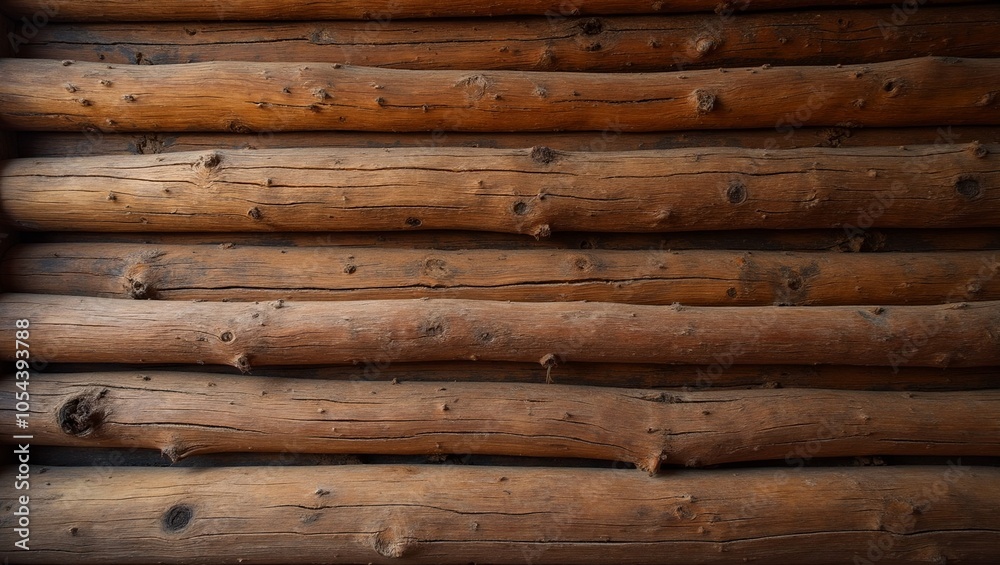 Rustic wooden beams with knots and texture Rustic wooden beams with knots and texture