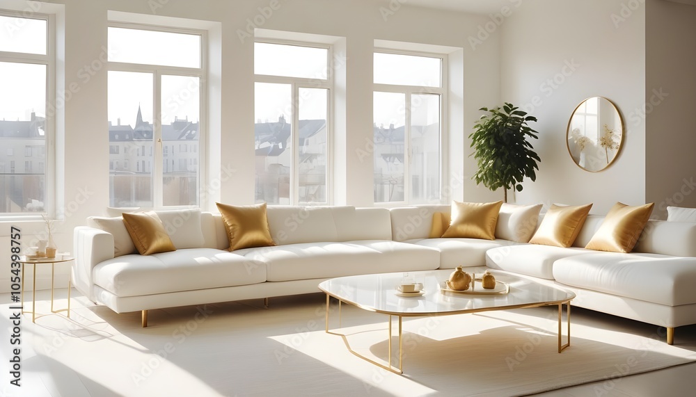 Photo interior modern design room 3d illustration Photo interior modern design room 3d illustration