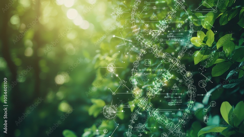 DNA and Molecule Synthesis in Natures Hue DNA and Molecule Synthesis in Natures Hue