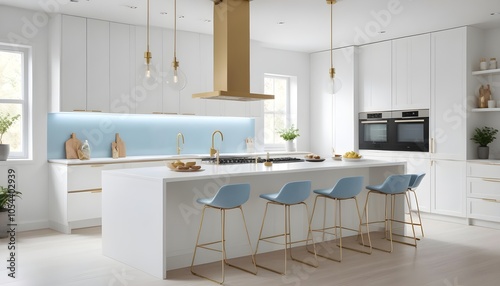 Fototapeta Naklejka Na Ścianę i Meble -  Photo interior modern design room 3d illustration