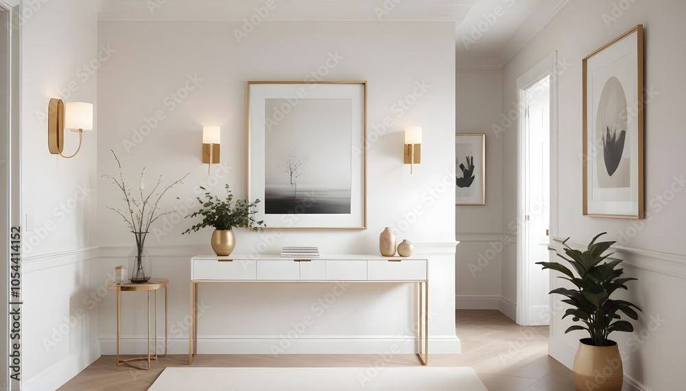 Photo interior modern design room 3d illustration Photo interior modern design room 3d illustration