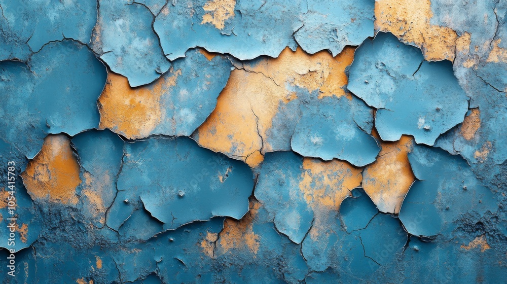 Rusty painted metal surface Rusty painted metal surface