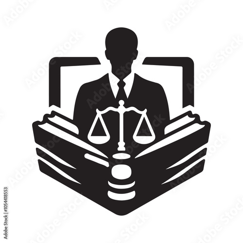 Professional Law Silhouette Vectors – Icons & Illustrations