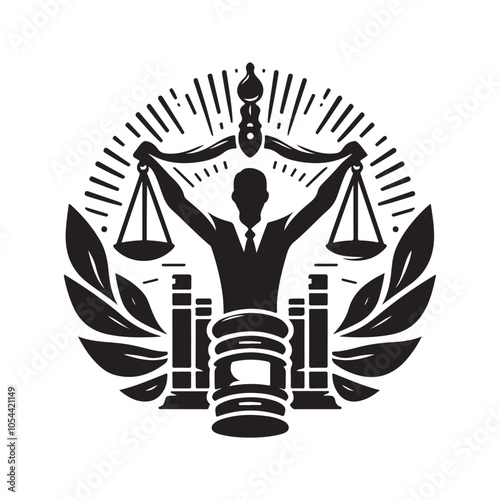 Professional Law Silhouette Vectors – Icons & Illustrations