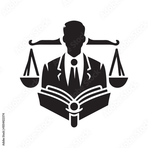 Professional Law Silhouette Vectors – Icons & Illustrations