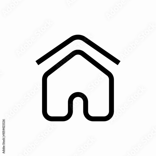 home page icon sign vector