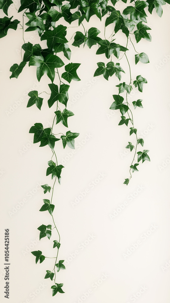 Wandering vine flowing from a ceiling-mounted container Wandering vine flowing from a ceiling-mounted container