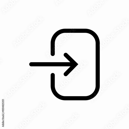 sign in icon sign vector