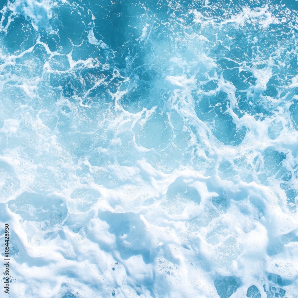 Obraz premium 夏のリラックスを演出する静かなビーチと海の波