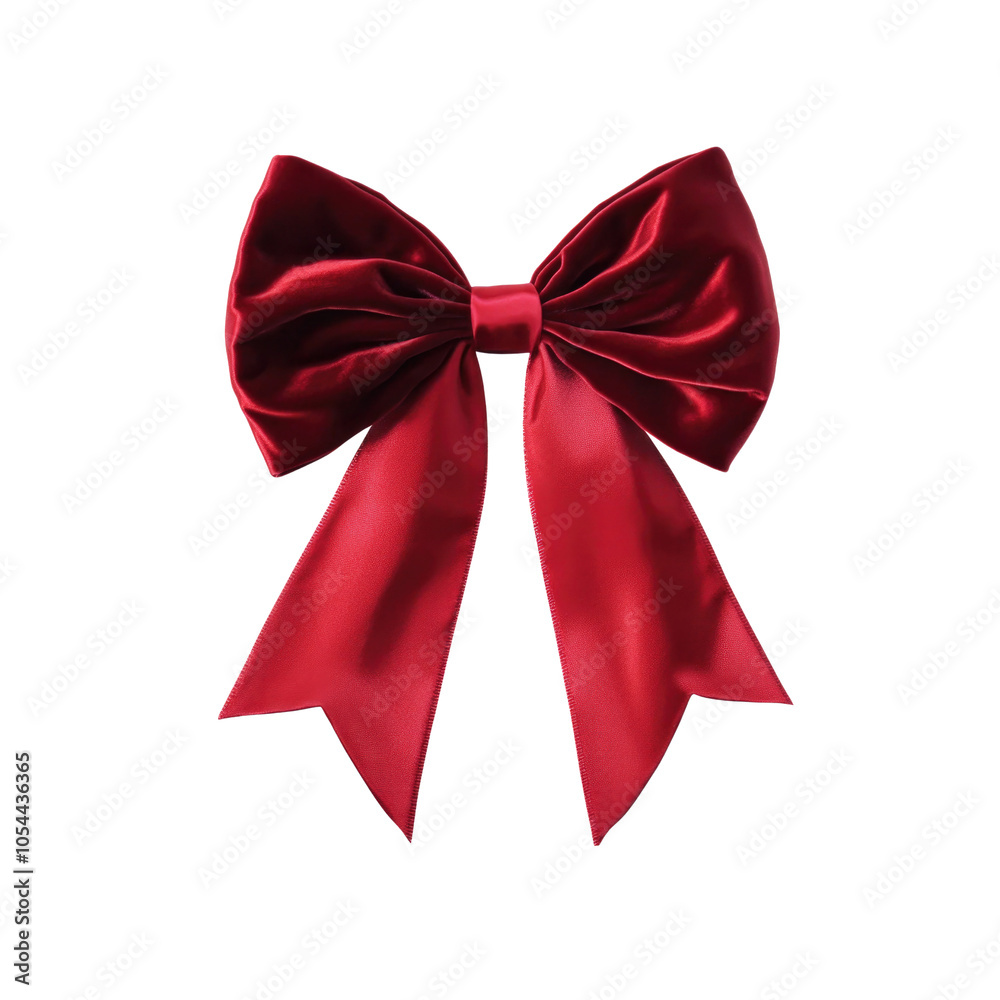 red bow isolated on white background red bow isolated on white background