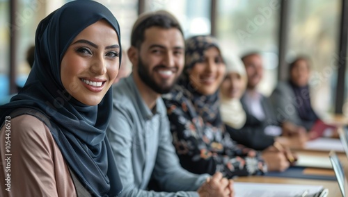 Diverse Team in Modern Office Setting