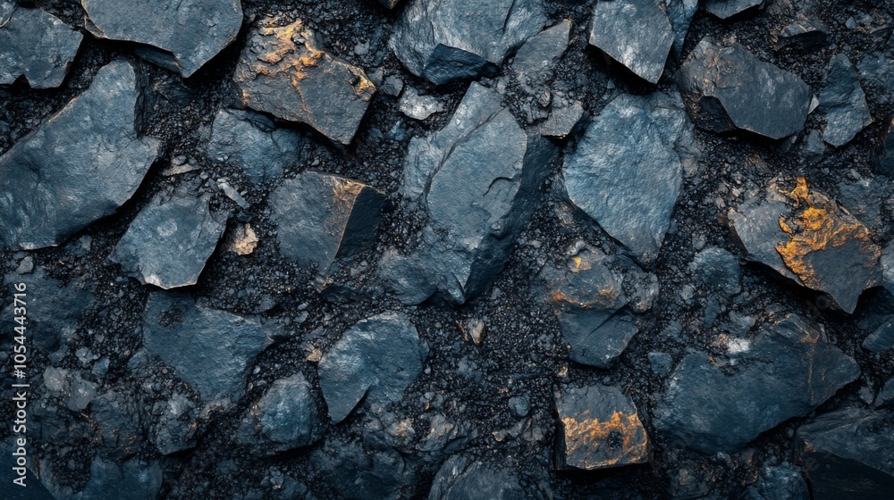 Dark cracked stone texture Dark cracked stone texture
