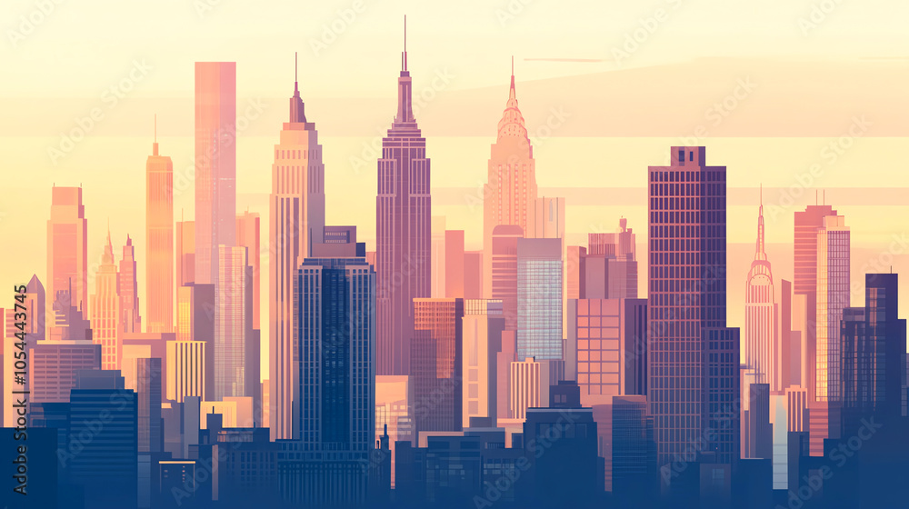 Motivational poster with the words Find Your Dream Job, set against a city skyline, career inspiration, urban backdrop Motivational poster with the words Find Your Dream Job, set against a city skyline, career inspiration, urban backdrop