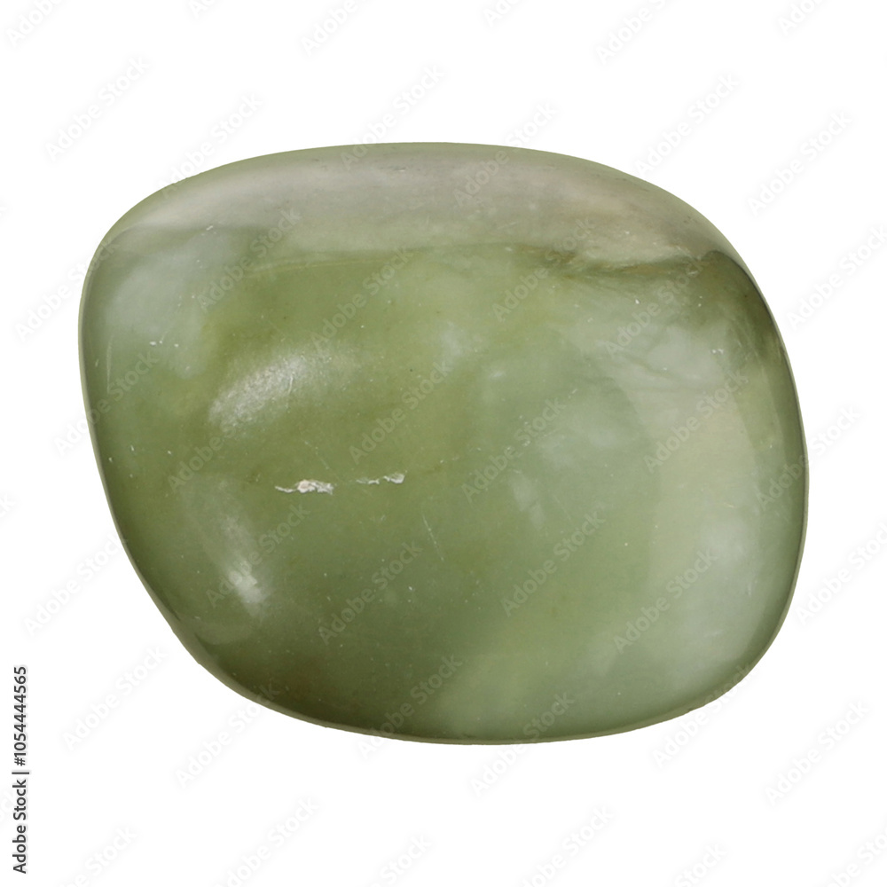 Closeup of a colourful mineral stone under the lights, isolated on a white background Closeup of a colourful mineral stone under the lights, isolated on a white background