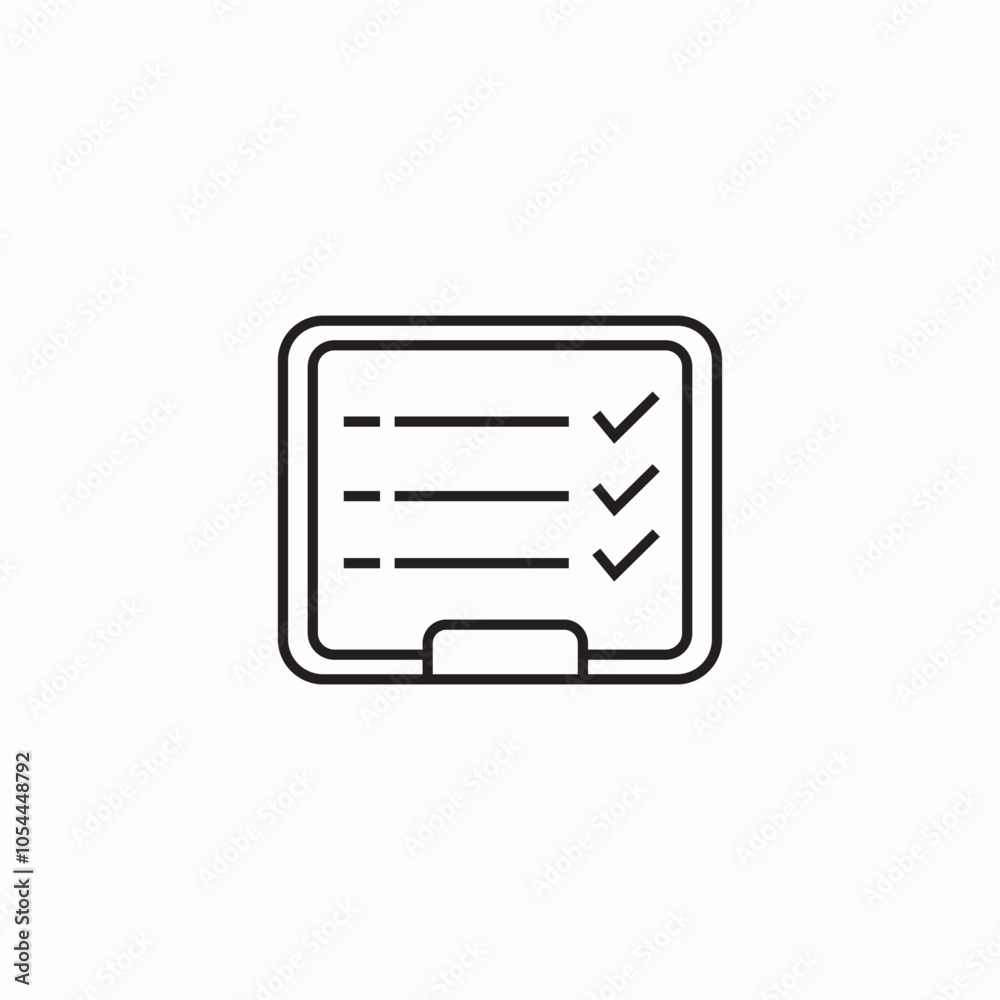 check list board icon sign vector check list board icon sign vector