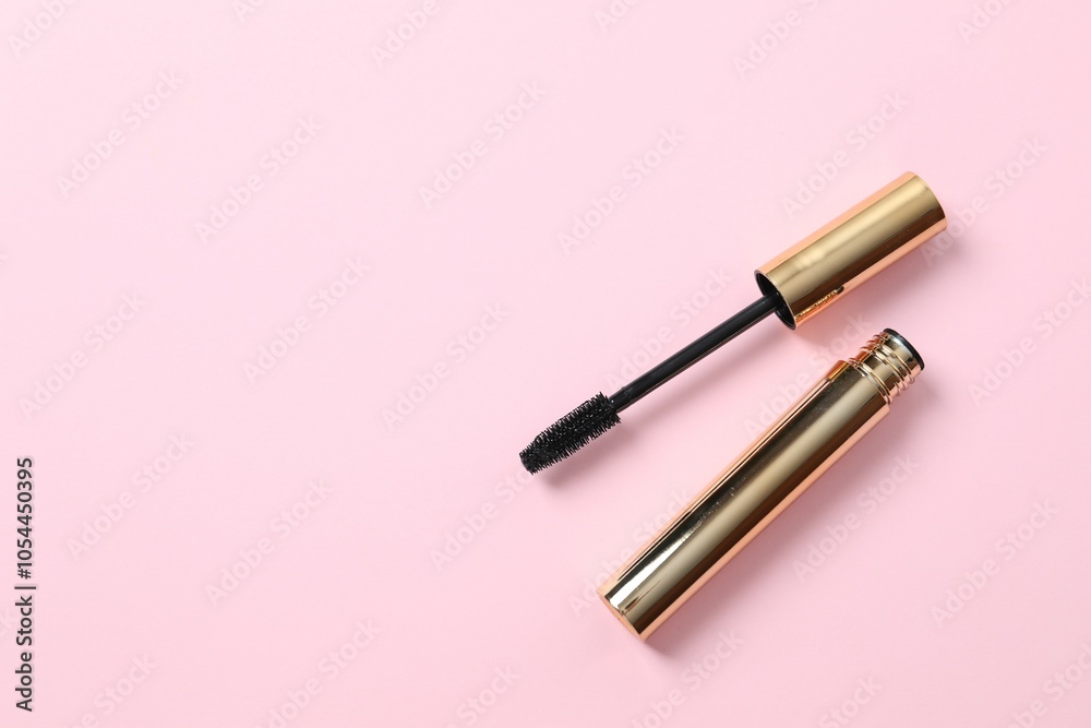 Mascara on a colored background Mascara on a colored background