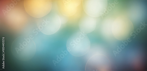 An abstract blur of colorful lights forms a background, evoking the lively atmosphere of a shopping mall with bokeh highlights.