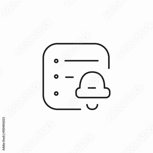 task manager notification icon sign vector