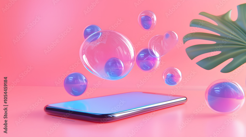 Floating Bubbles with Smartphone
Floating Bubbles with Smartphone
