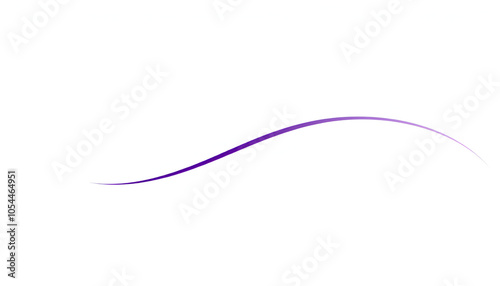 A minimalist illustration featuring a single purple wave line, perfect for adding a touch of elegance to your design.
