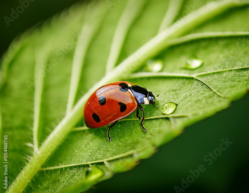 ladybug on leaf