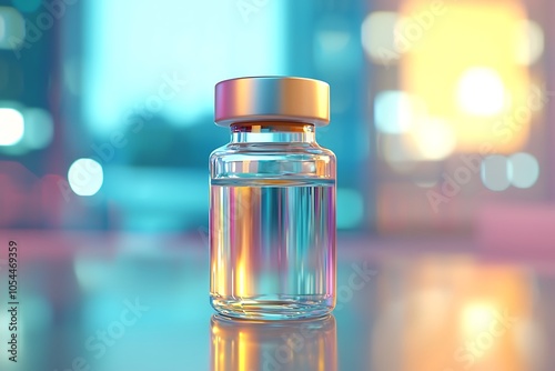 Injection vial of Tranexamic Acid shown in a medical context. photo