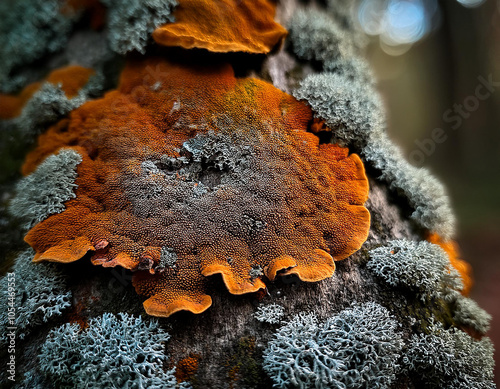 lichen on tree