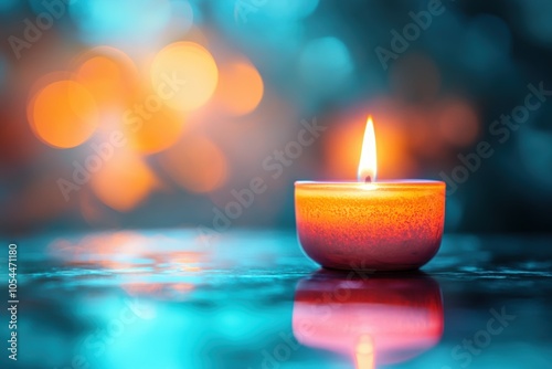 awareness campaigns, a candle flame stands out against a gentle backdrop, embodying hope and unity on international day for the elimination of violence against women