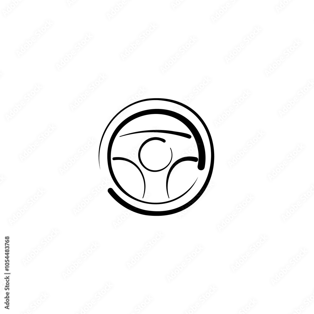 Ilustration of Steering wheel