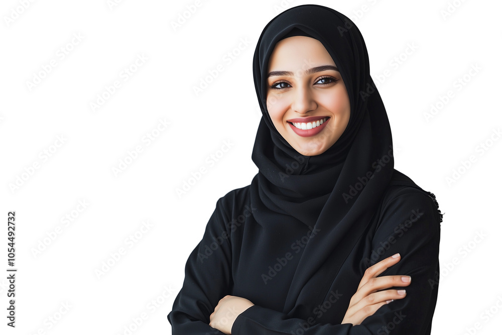 Portrait of a Confident Woman in Hijab Portrait of a Confident Woman in Hijab