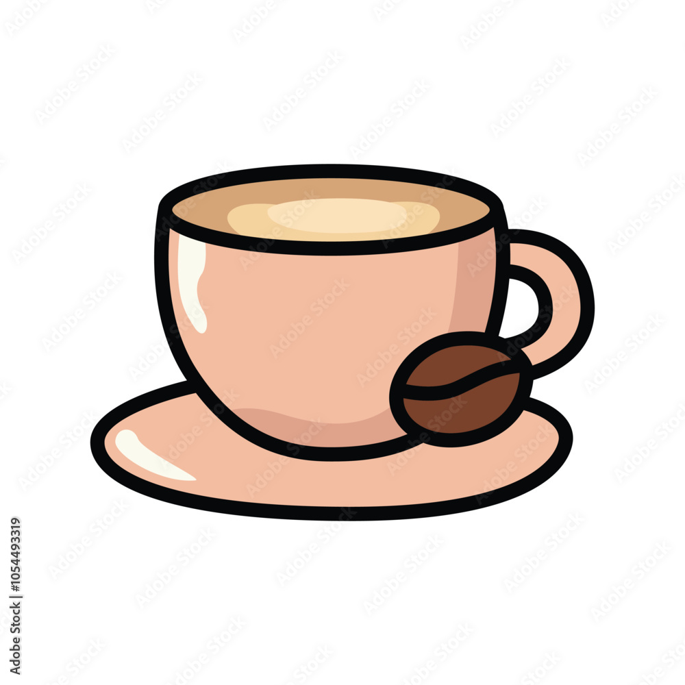 Charming Coffee Mug Vector Clip Art for Cozy Beverage Designs: A charming mug clip art featuring soft curves and a textured finish that evokes a comforting café atmosphere. Charming Coffee Mug Vector Clip Art for Cozy Beverage Designs: A charming mug clip art featuring soft curves and a textured finish that evokes a comforting café atmosphere.