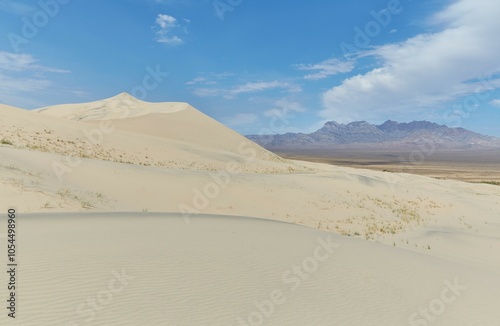 The towering Kelso Dunes at California's Mojave National Preserve photo