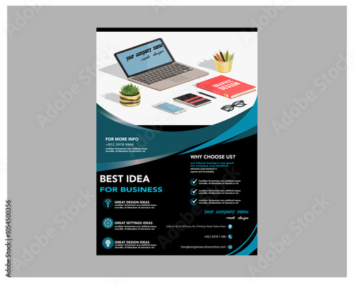 creative flyers,banner and helpfull business publicity photo