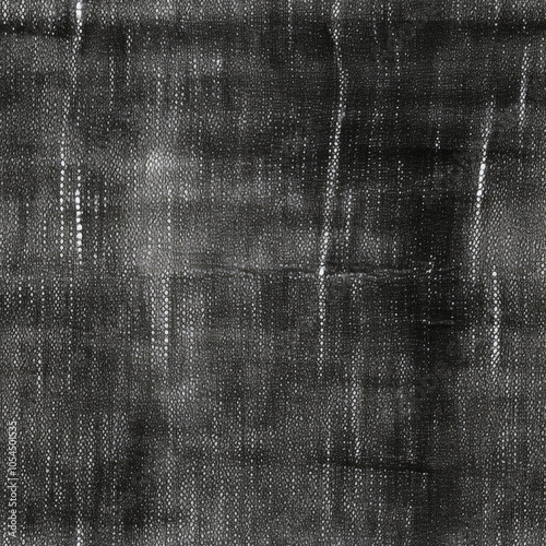 Seamless Denim Fabric Texture with Detailed Stitching