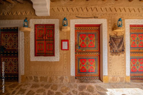 Interior of a building, Najd Village, Riyadh photo