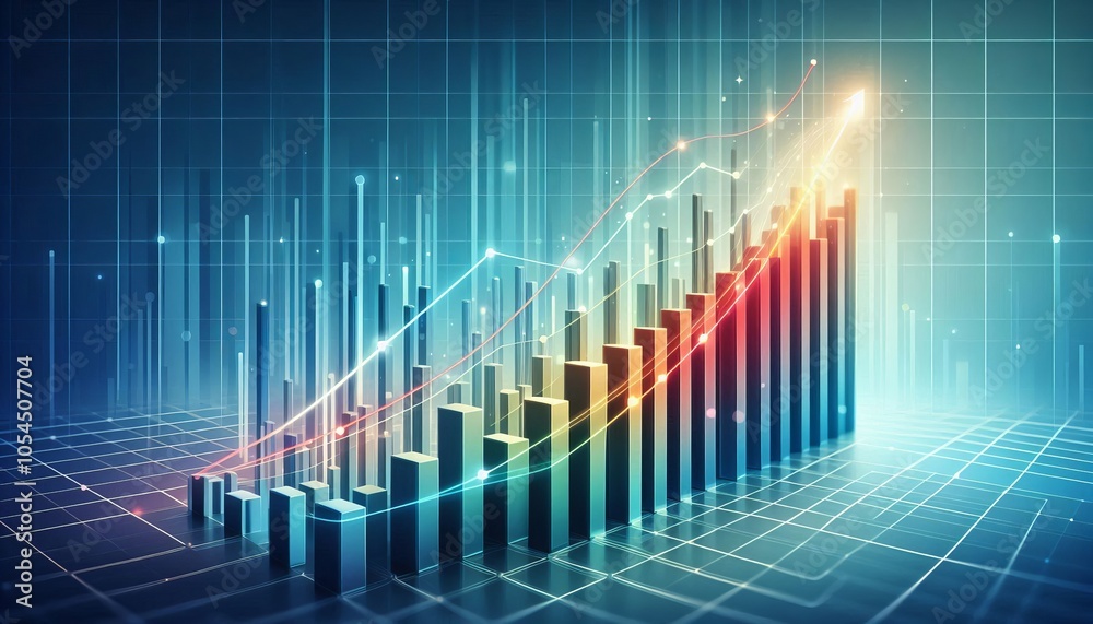 Energetic, dynamic business graph Energetic, dynamic business graph