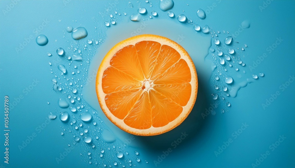 orange in water orange in water
