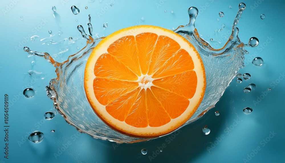 orange in water orange in water
