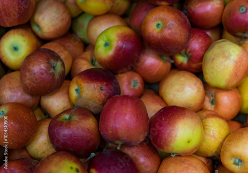 apples in a market