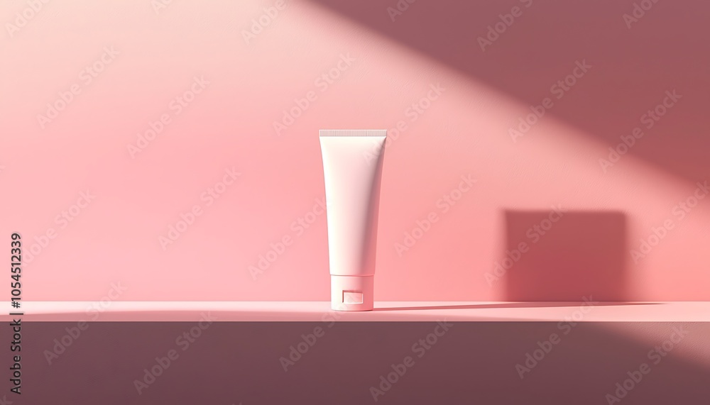 Calamine cream tube displayed on a simple surface. Calamine cream tube displayed on a simple surface.