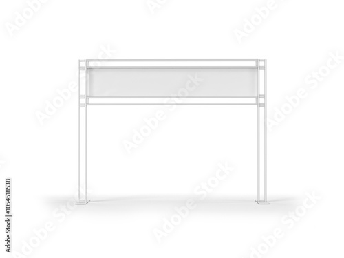 Freestanding Transparent Partition for Modern Office and Retail Spaces