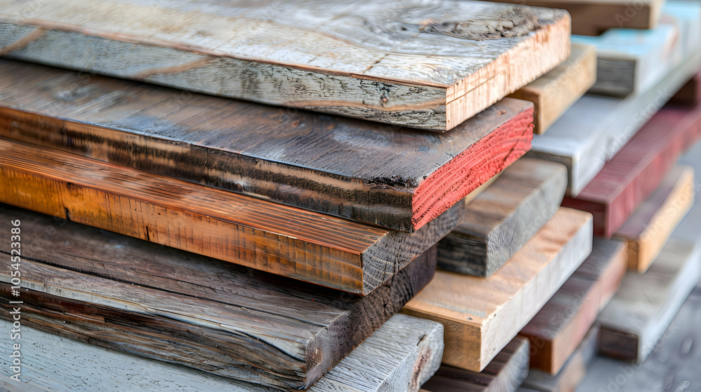 Close-up of polished wooden planks, showcasing the fine details of the grain and the warm, natural colors that create an earthy, rustic atmosphere Close-up of polished wooden planks, showcasing the fine details of the grain and the warm, natural colors that create an earthy, rustic atmosphere