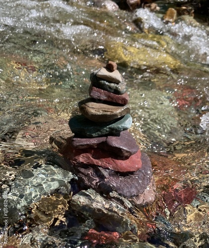 Photography stack of stones
