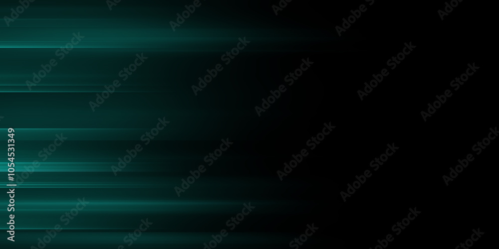 Abstract green speed neon light effect on black background Abstract green speed neon light effect on black background