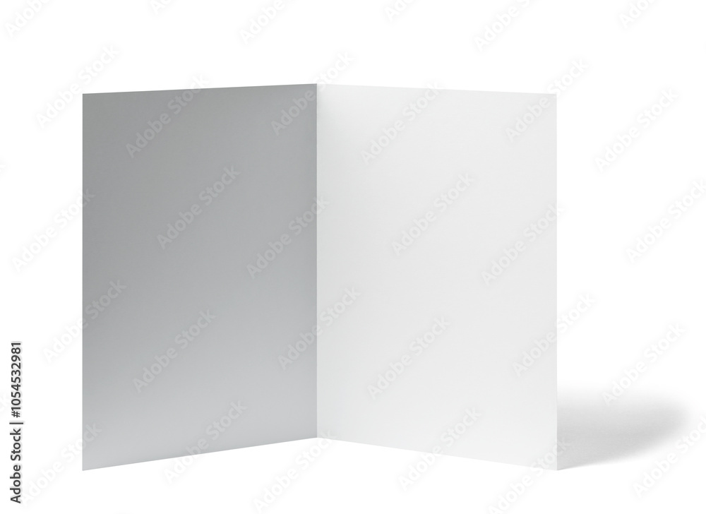 folded leaflet white blank paper template book folded leaflet white blank paper template book