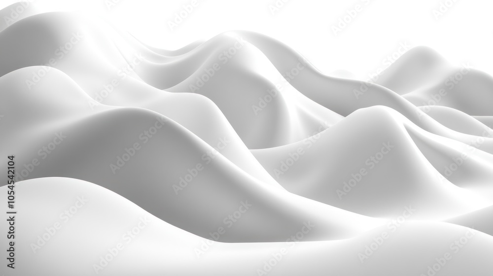 Abstract white background with a wave-like texture. Abstract white background with a wave-like texture.