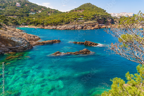 Calas de Aguafreda y Sa Tuna, Begur, Catalonia, Spain