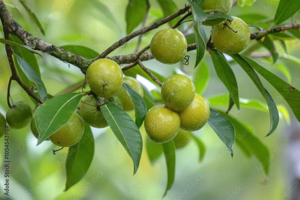 Langsat is a tree in the Meliaceae family with edible fruits grown for sale Langsat is a tree in the Meliaceae family with edible fruits grown for sale