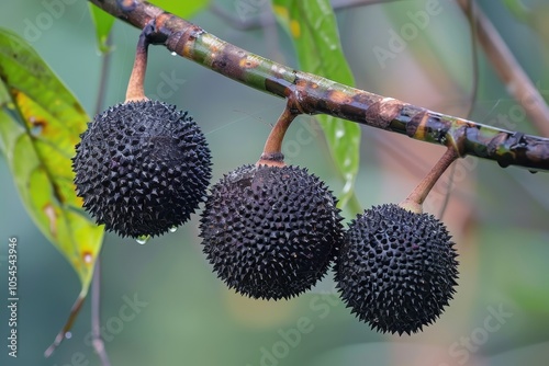 Langsat or Duku fruit also known as Lansium parasiticum is an Southeast Asian fruit photo