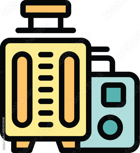 Electric double boiler warming up water, a modern kitchen appliance for healthy cooking